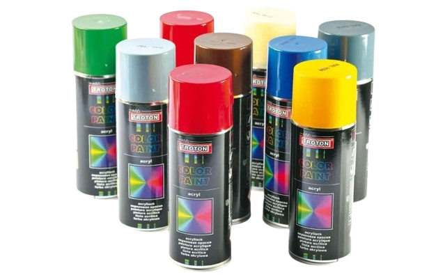 6 Bombes peinture acrylique RAL3020 ROUGE