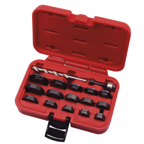 Coffret complet de percage de parechoc pour détecteur