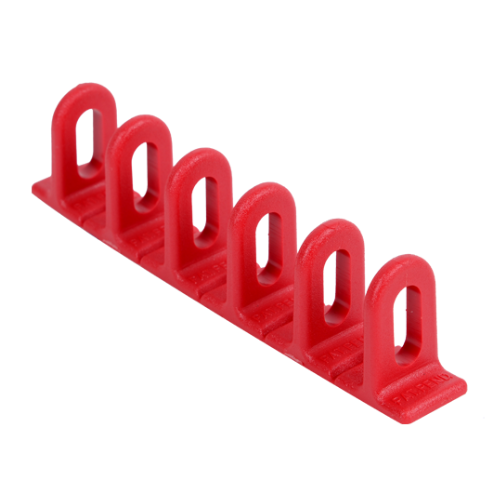 Barette anneau de tirage dsp rouge 6x22x156mm