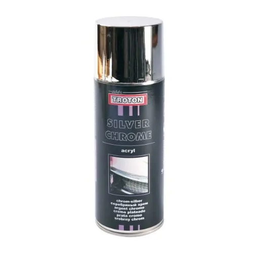 Carton de Bombe argent chrome 400ml