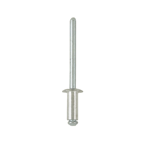 Rivet standard tête plate alu/acier 4,8 x 14mm 100 pièces